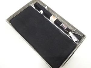 未使用品　正絹　喪服用　帯揚げ・手組帯締めセット